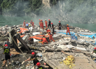 Landslide buries residents in southwest China’s Chongqing