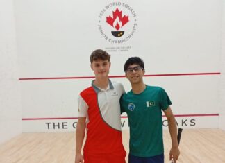 Pakistan juniors storm into Round of 64 at World Squash Championships